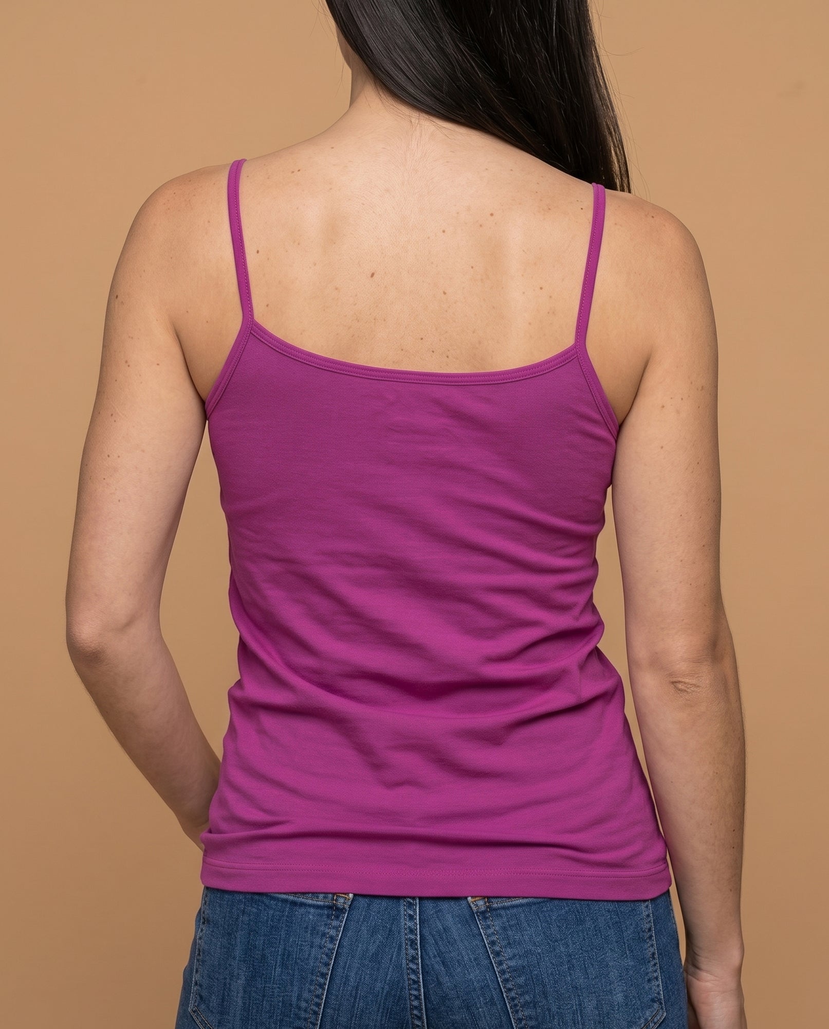 Camiseta tiras slim mujer - Rosa 34_1000001_ROS192039_4