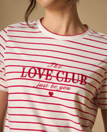 Camiseta manga corta con bordado decorativo - Crudo