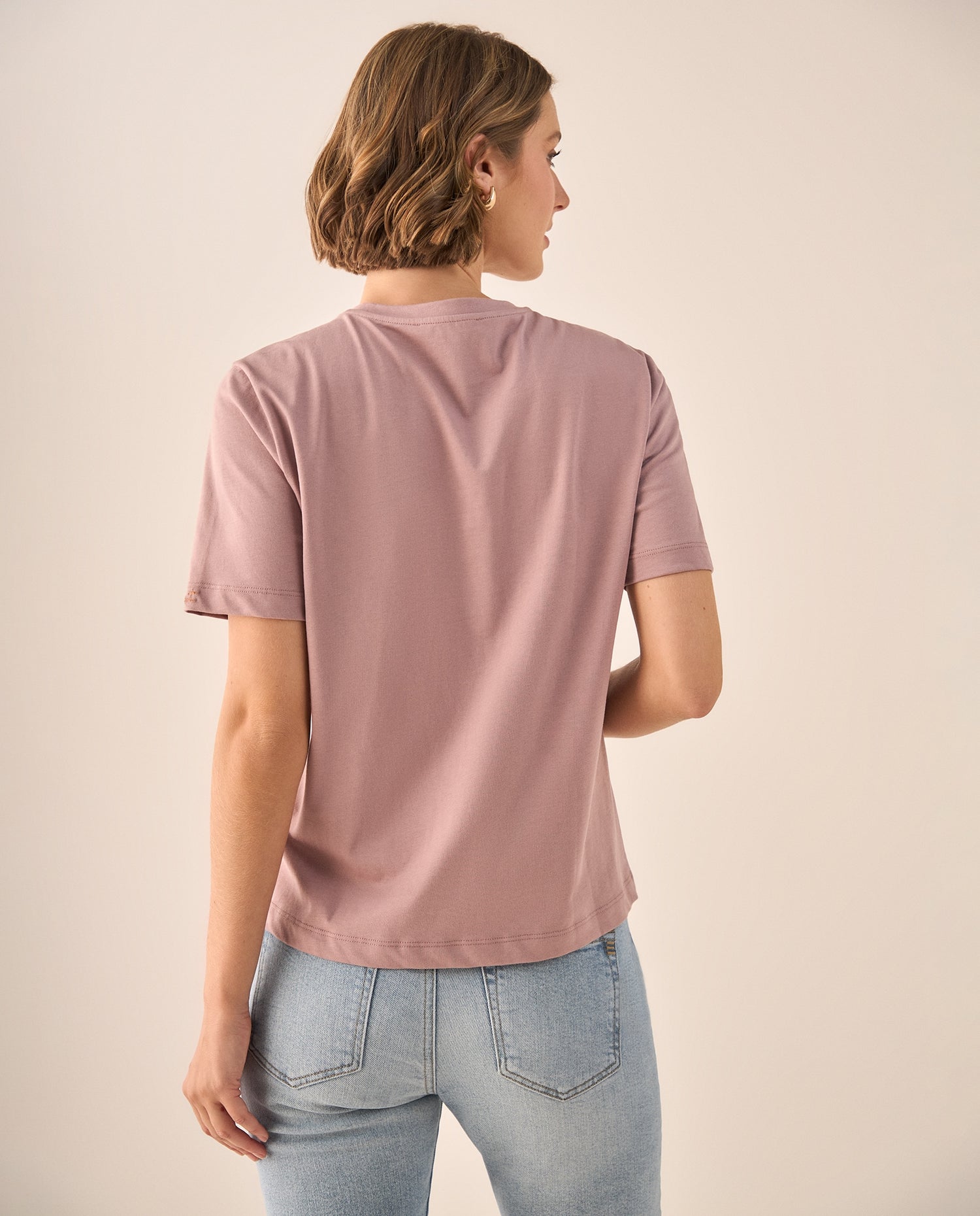 Camiseta Verde Bordado Floral Wild Blooms - Rosa