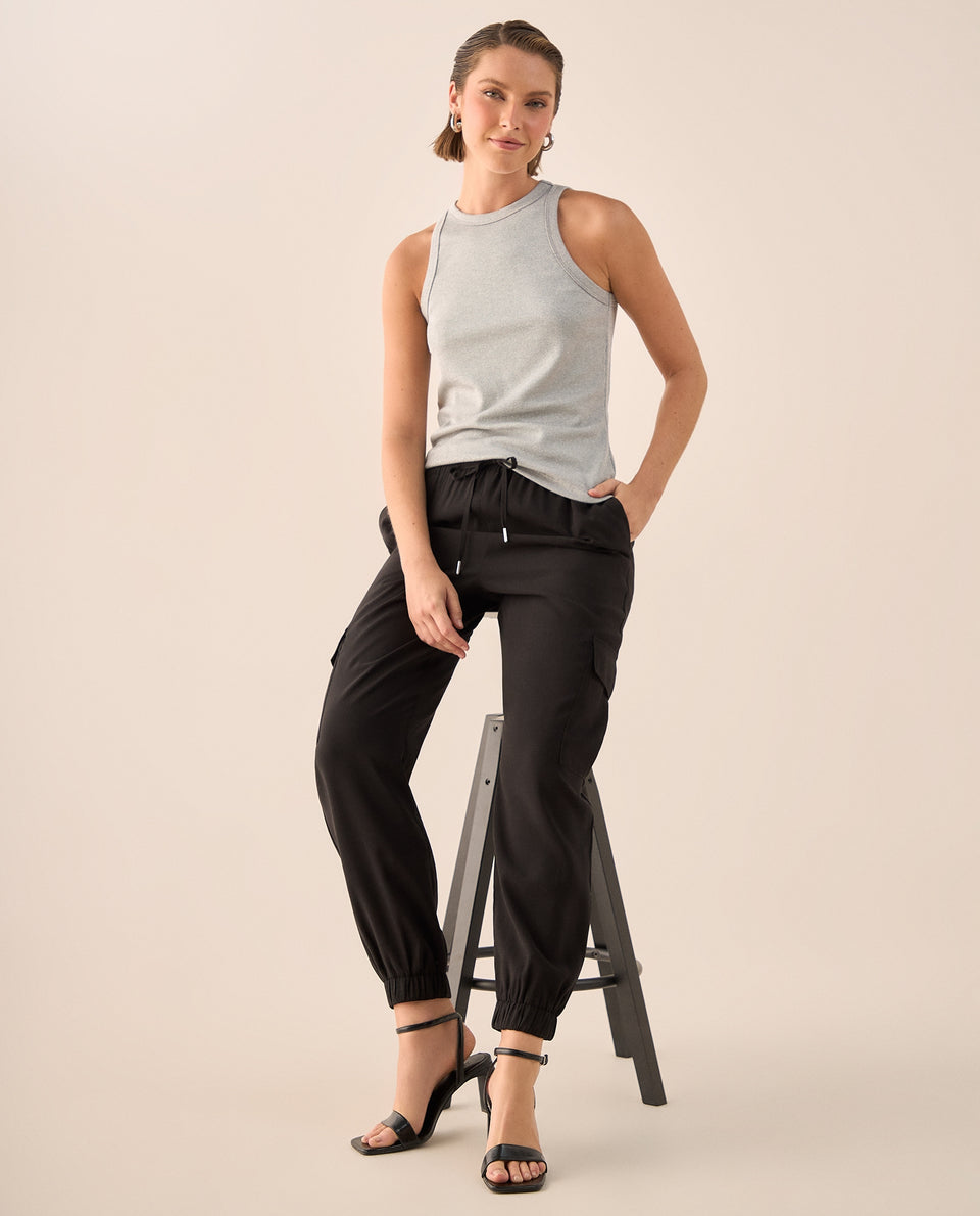 Camiseta Canale Gris Sin Mangas - Gris 34_109G004_GRI163802_5