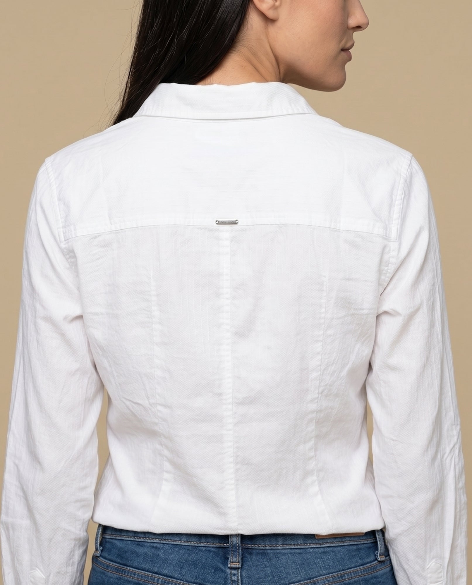 Camisa slim fit mujer - Blanco 34_1100050_BLA110601_4