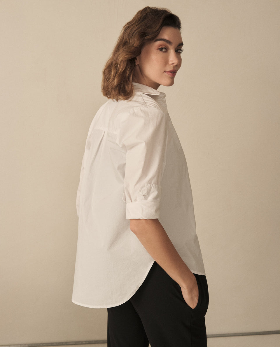 Camise de ruedo curvo para mujer - Blanco 34_110G911_BLA110601_4