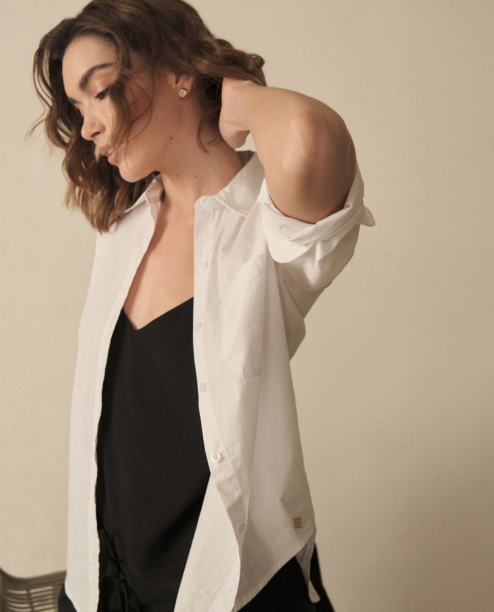 Camise de ruedo curvo para mujer - Blanco 34_110G911_BLA110601_7