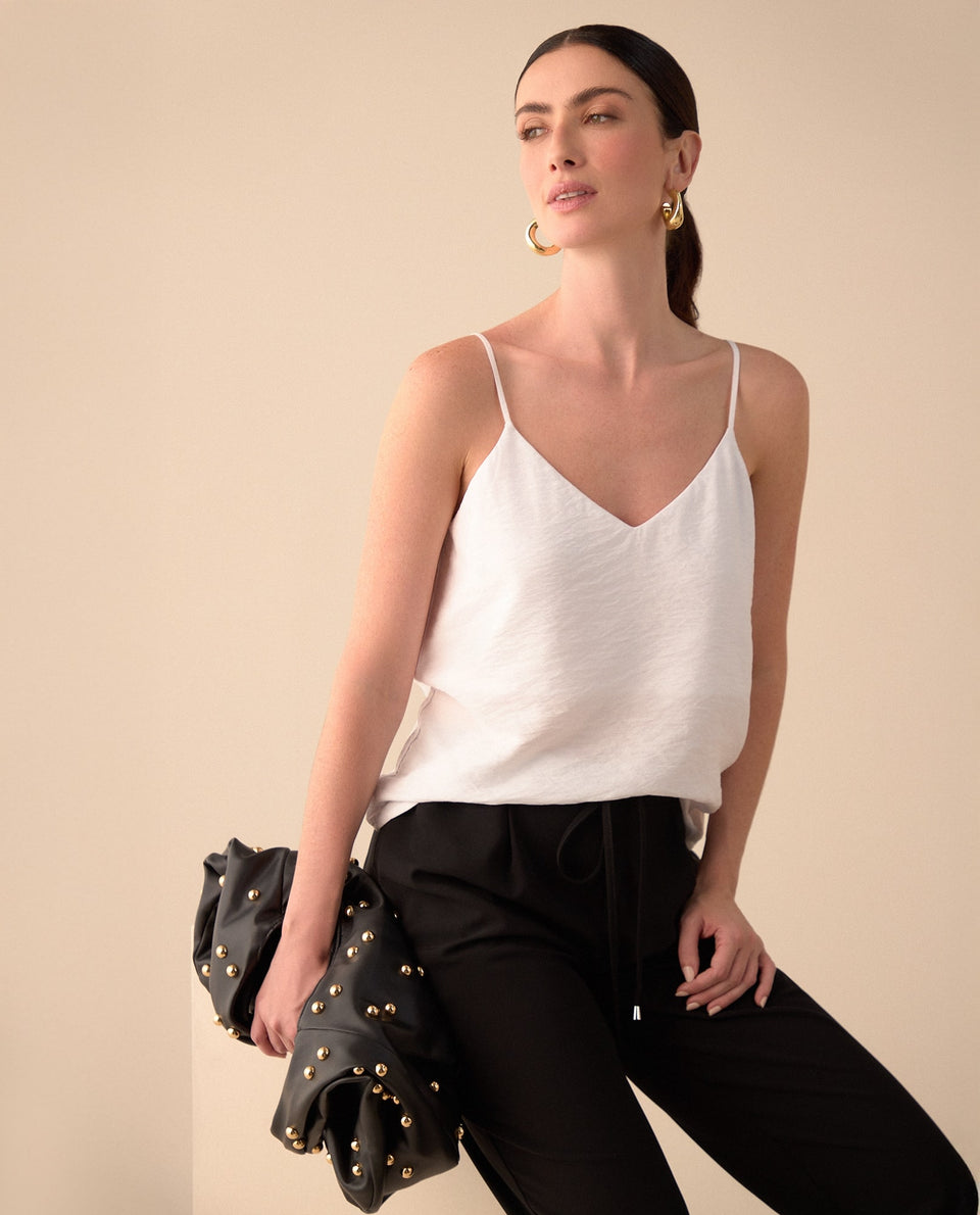 Camisa de tiras para mujer - Blanco 34_110G914_BLA110601_5