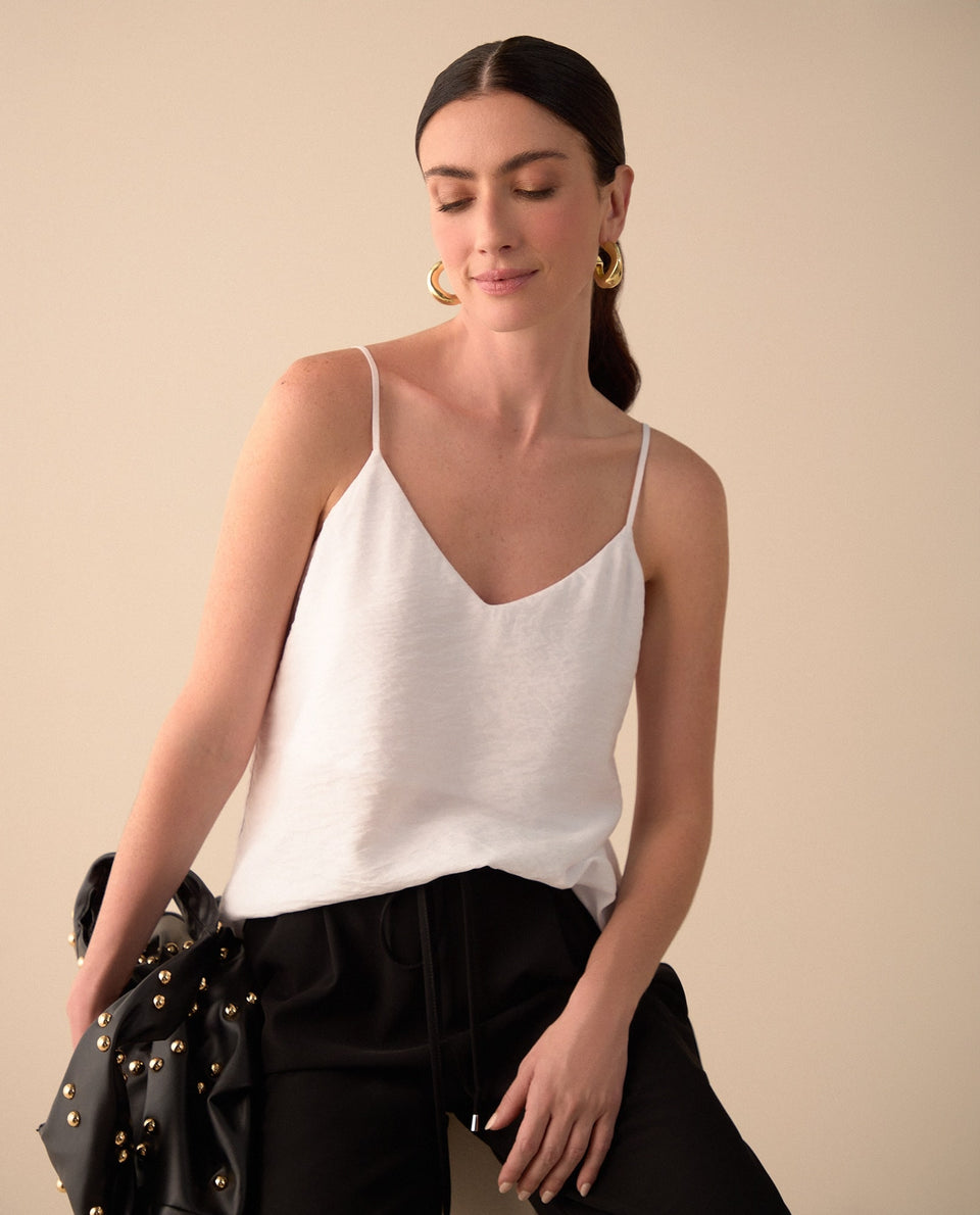 Camisa de tiras para mujer - Blanco 34_110G914_BLA110601_7