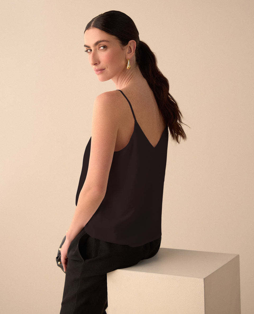 Camisa de tiras para mujer - Negro 34_110G914_NEG190303_4