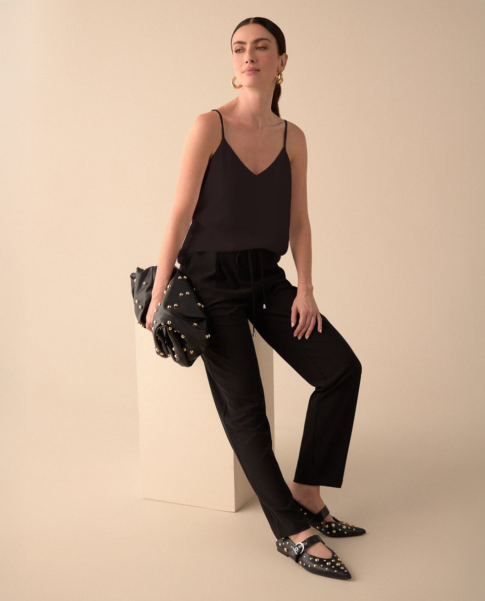 Camisa de tiras para mujer - Negro 34_110G914_NEG190303_6