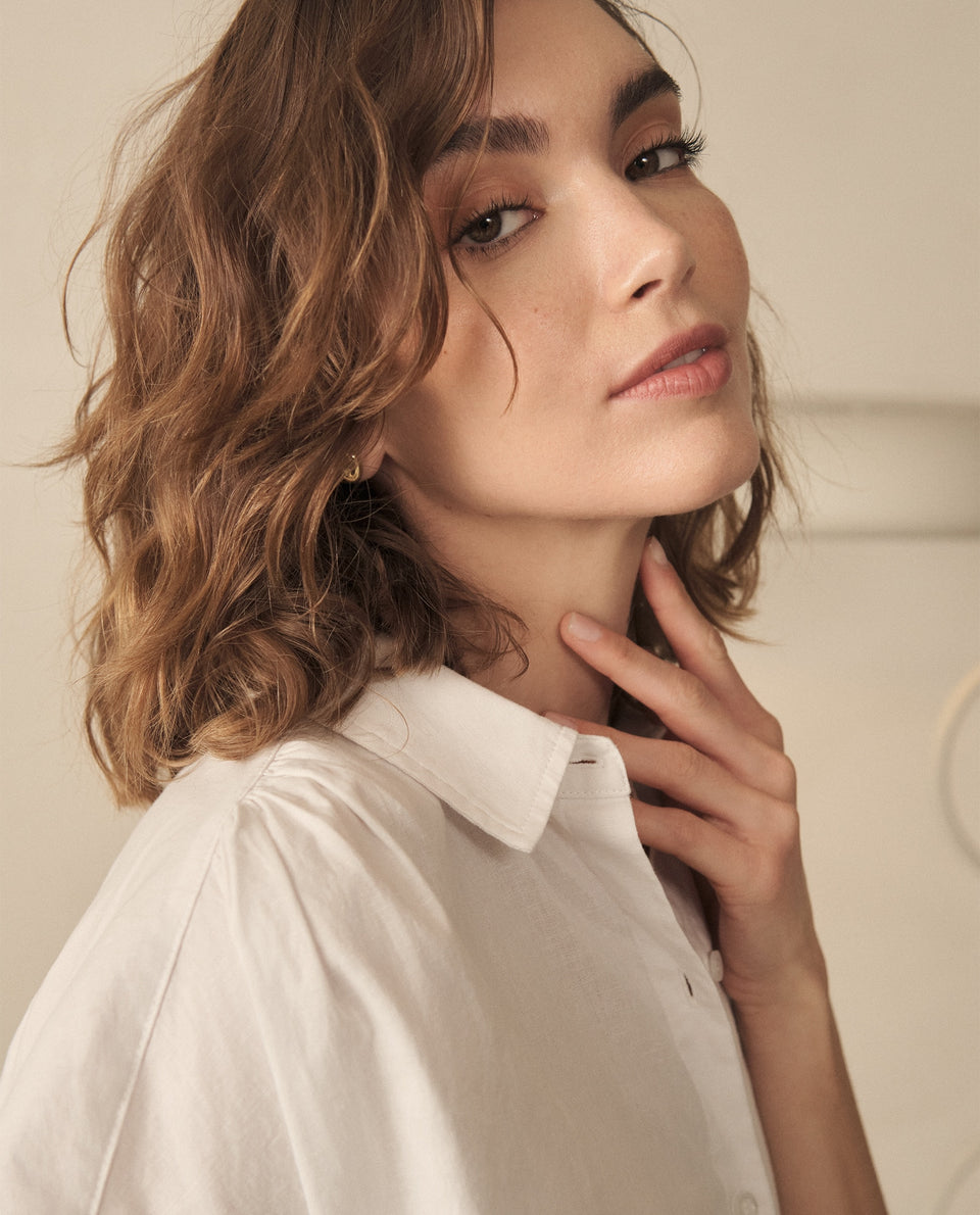 Camisa de botones para mujer - Blanco 34_110G916_BLA110601_3