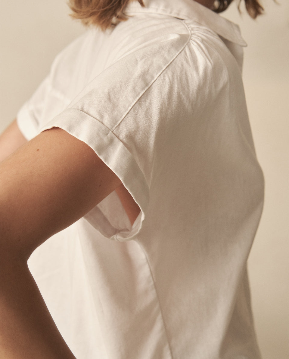 Camisa de botones para mujer - Blanco 34_110G916_BLA110601_7