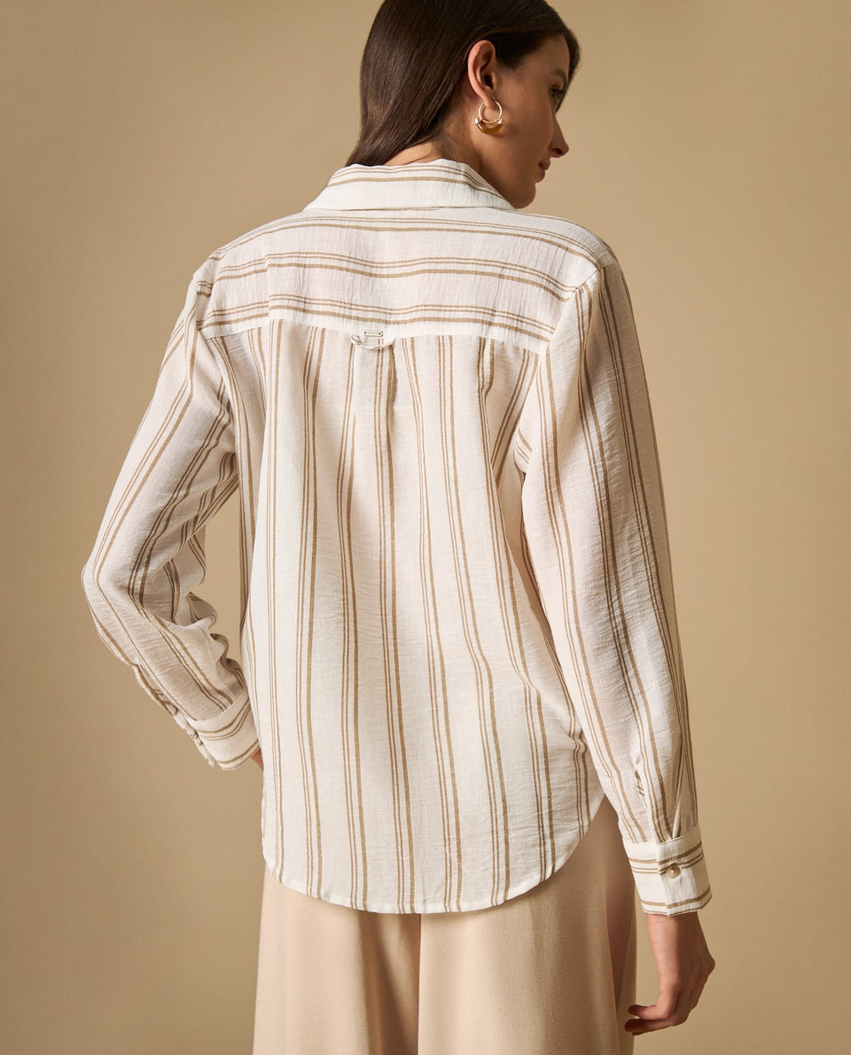 Camisa manga larga con bordado y cuello camisero - Crudo 34_111H008_CRU110604_4