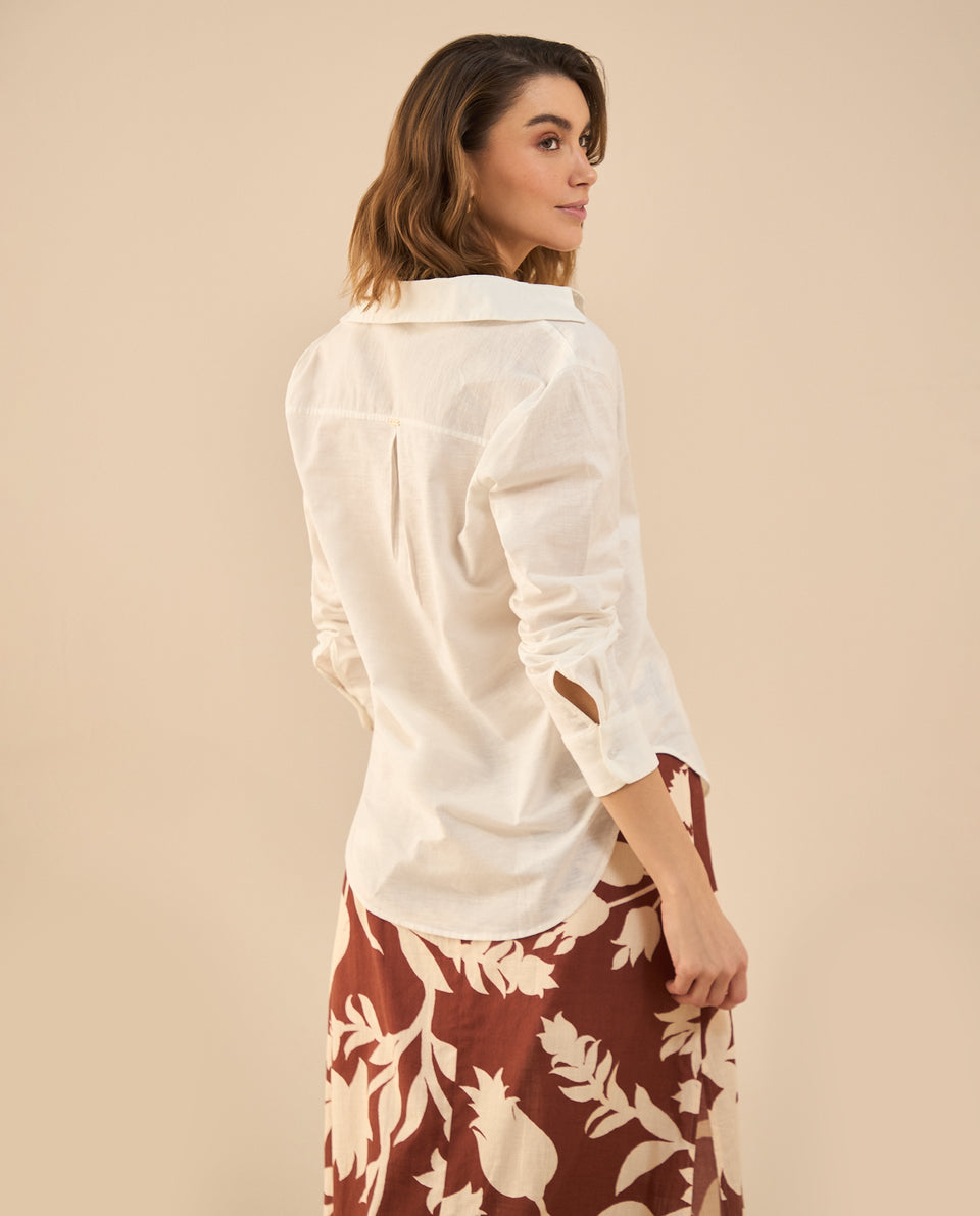Camisa manga larga para mujer - Crudo 34_112G019_CRU114201_4