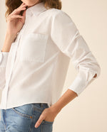 Camisa clásica para mujer - Blanco