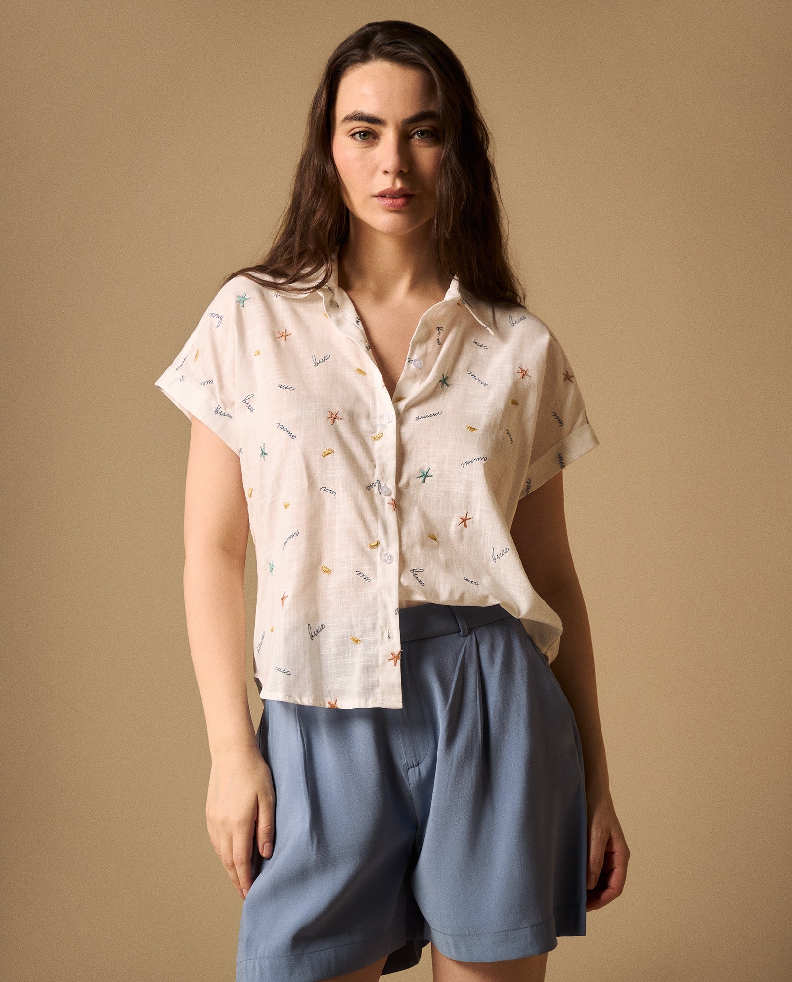 Camisa con Estampado de Palabras - Crudo 34_119G012_CRU114201_4