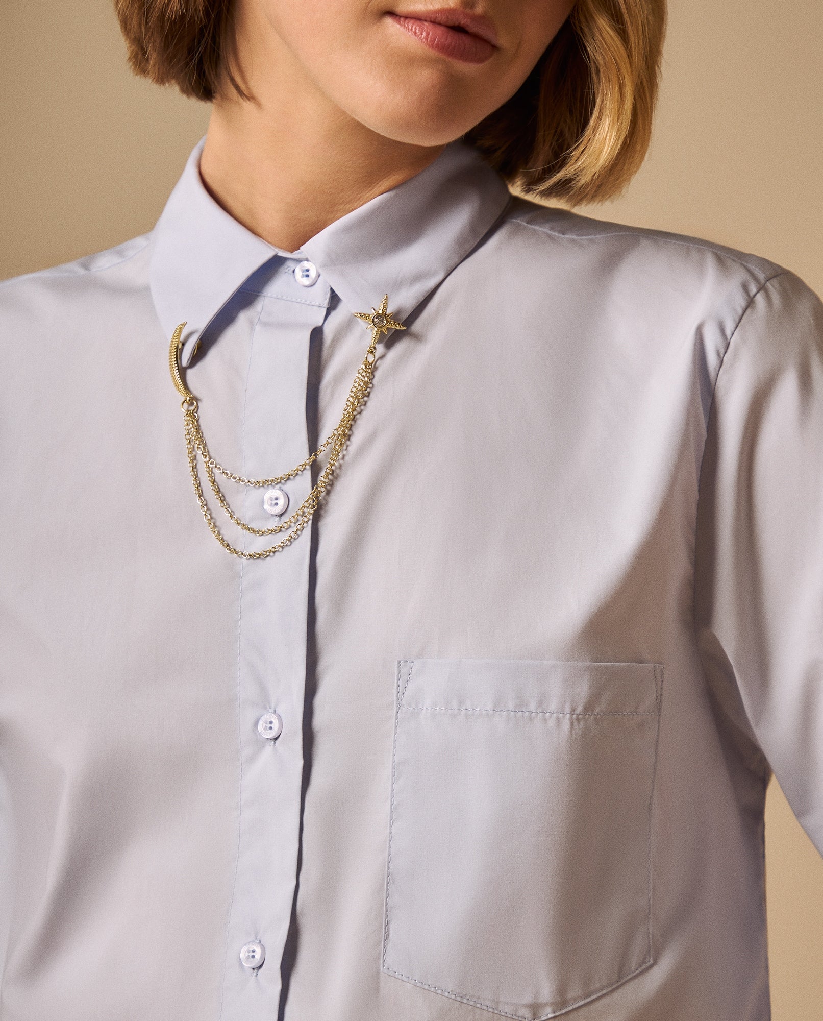 Camisa Azul Claro Manga Larga Premium - Azul 34_119G014_AZU134304_4