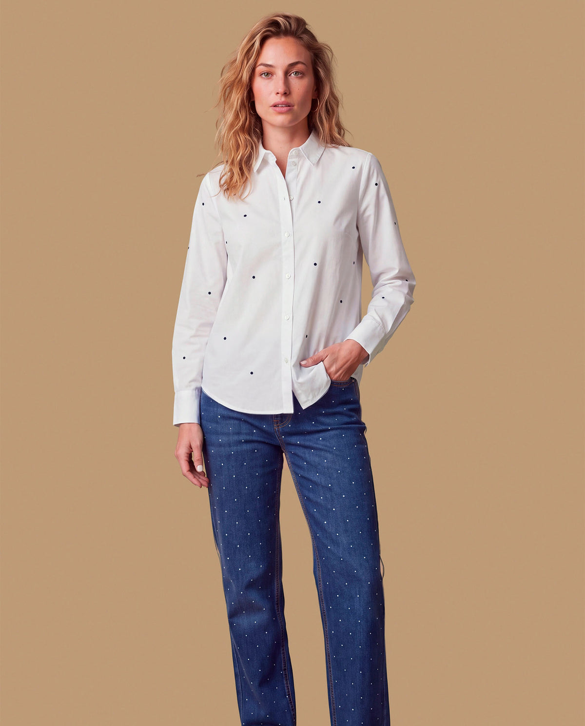 Camisa manga larga bordada clásica - Blanco 34_119H000_BLA110601_3