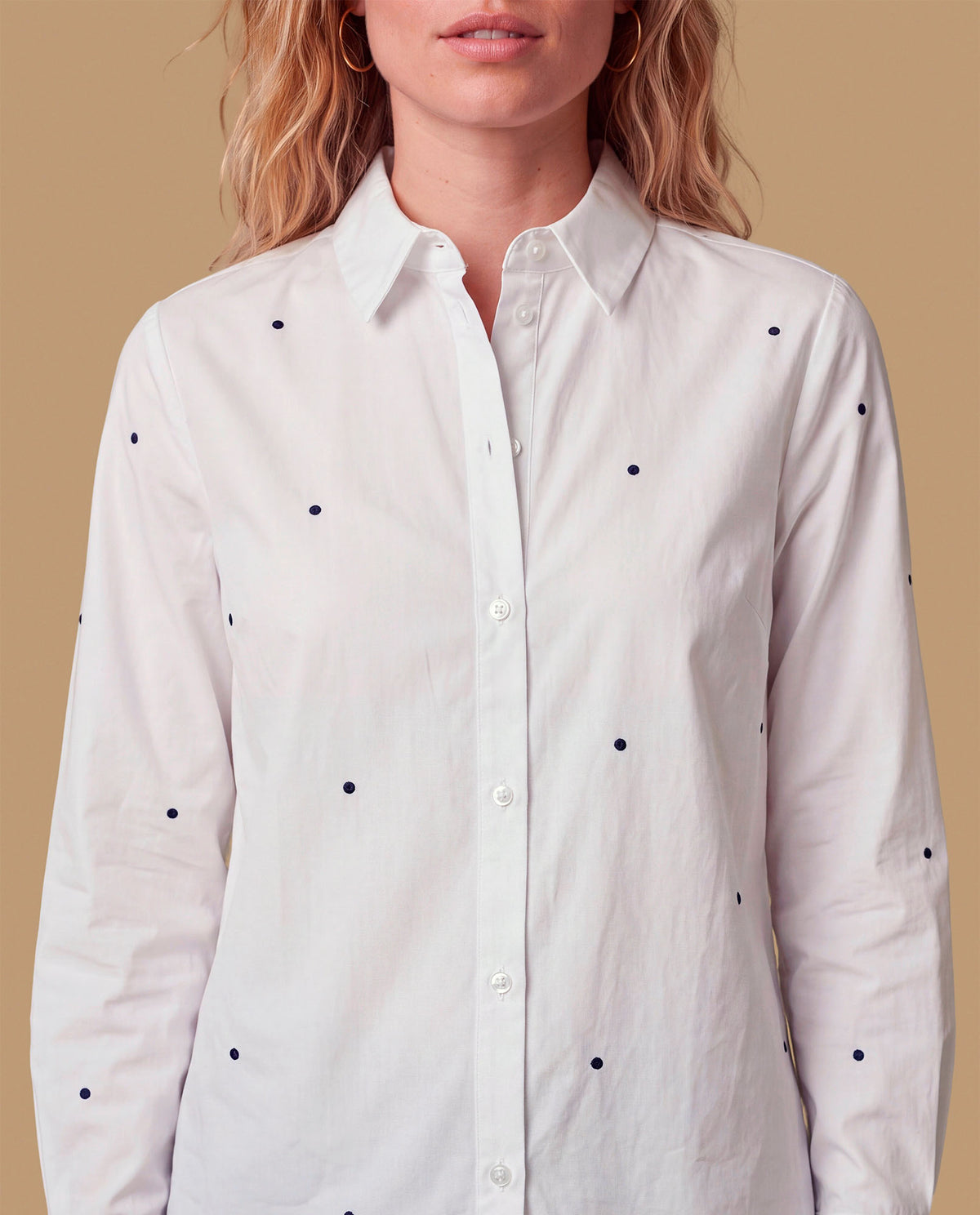 Camisa manga larga bordada clásica - Blanco 34_119H000_BLA110601_4