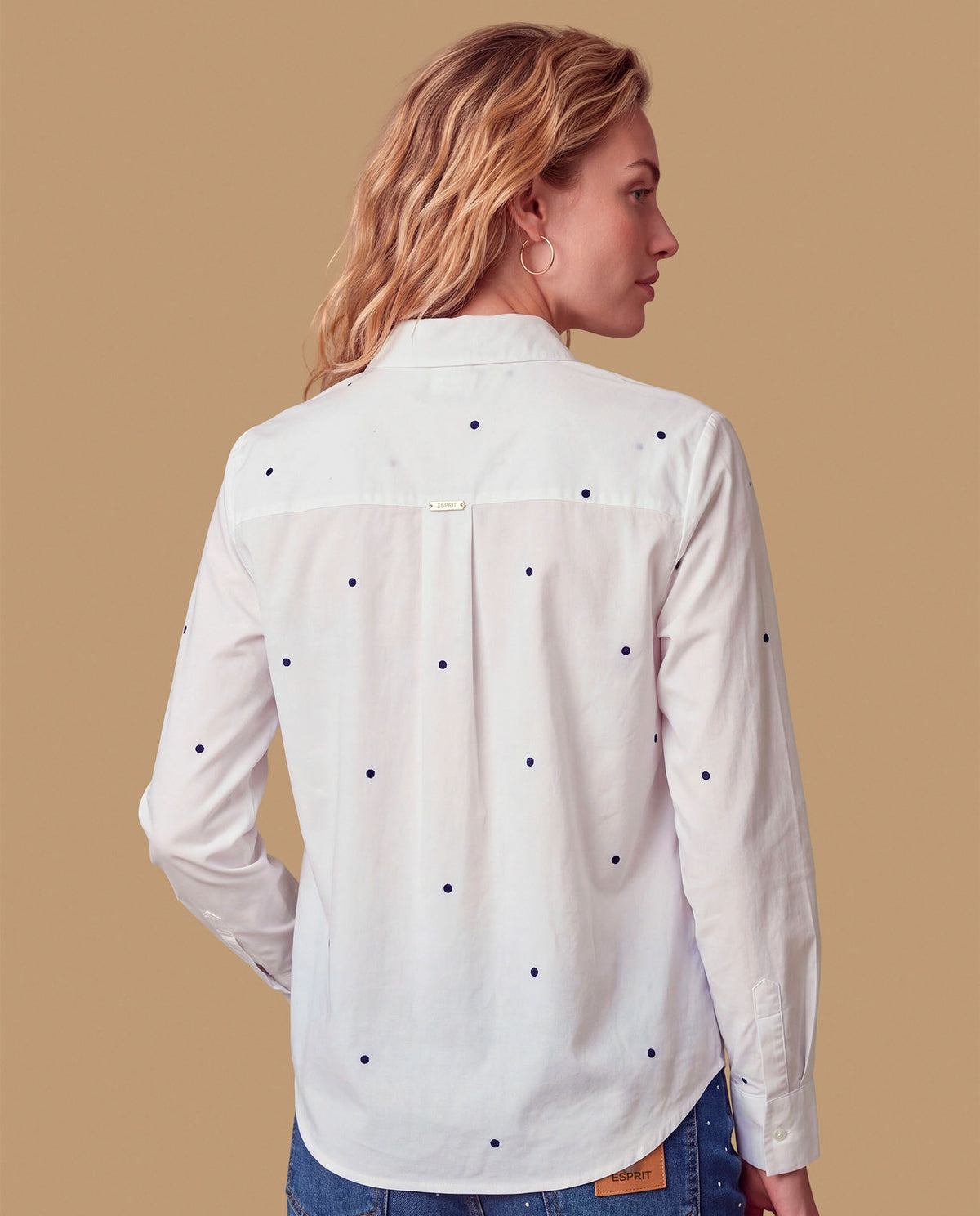 Camisa manga larga bordada clásica - Blanco 34_119H000_BLA110601_5