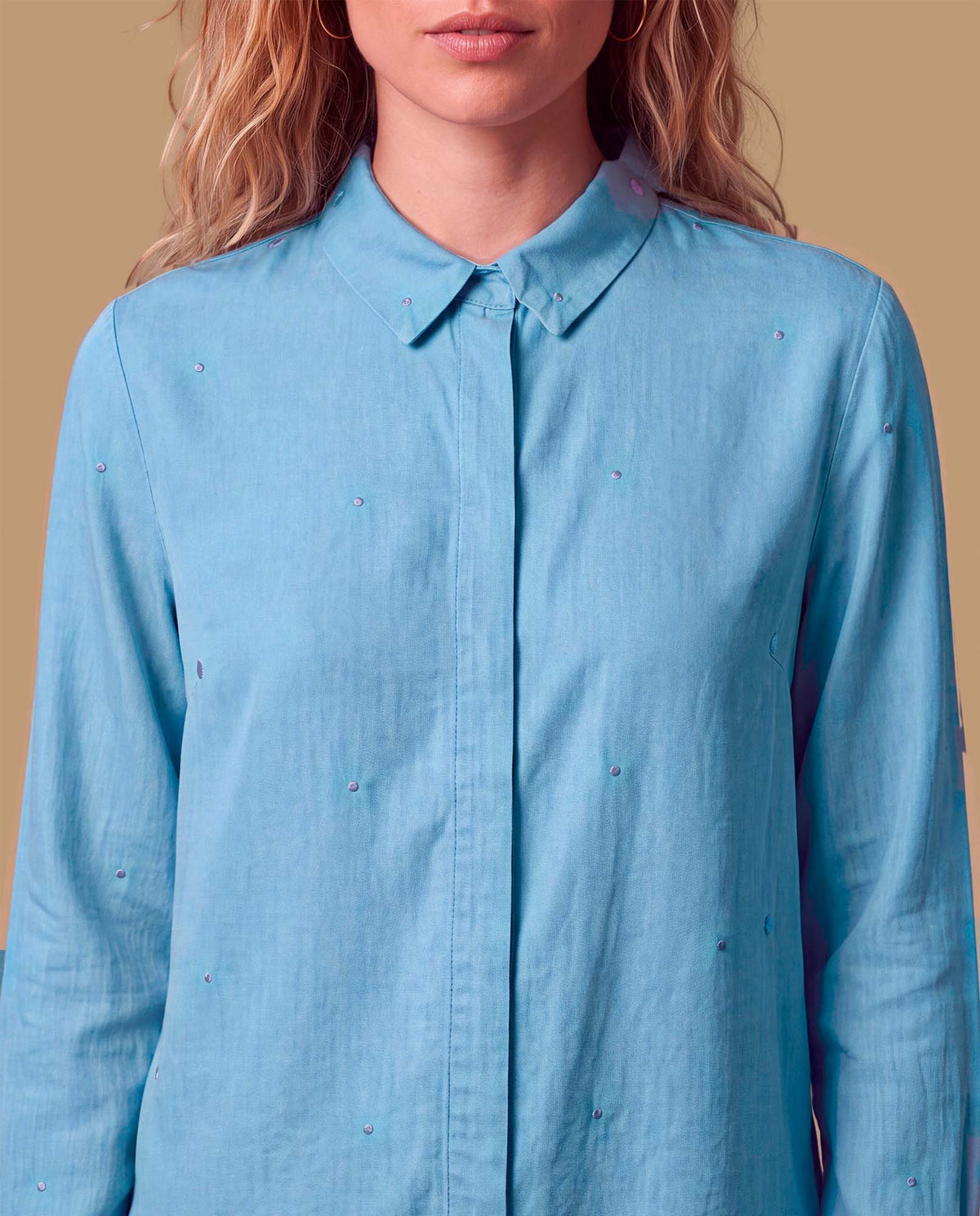 Camisa manga larga lyocell sólida - Azul 34_119H001_AZU134110_5