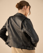 Chaqueta tipo cuero para mujer - Negro 34_120G918_NEG190303_4