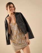 Chaqueta tipo cuero para mujer - Negro 34_120G918_NEG190303_5