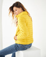 Chaqueta acolchada para mujer - Amarillo