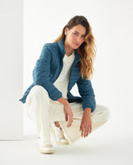 Chaqueta acolchada para mujer - Azul