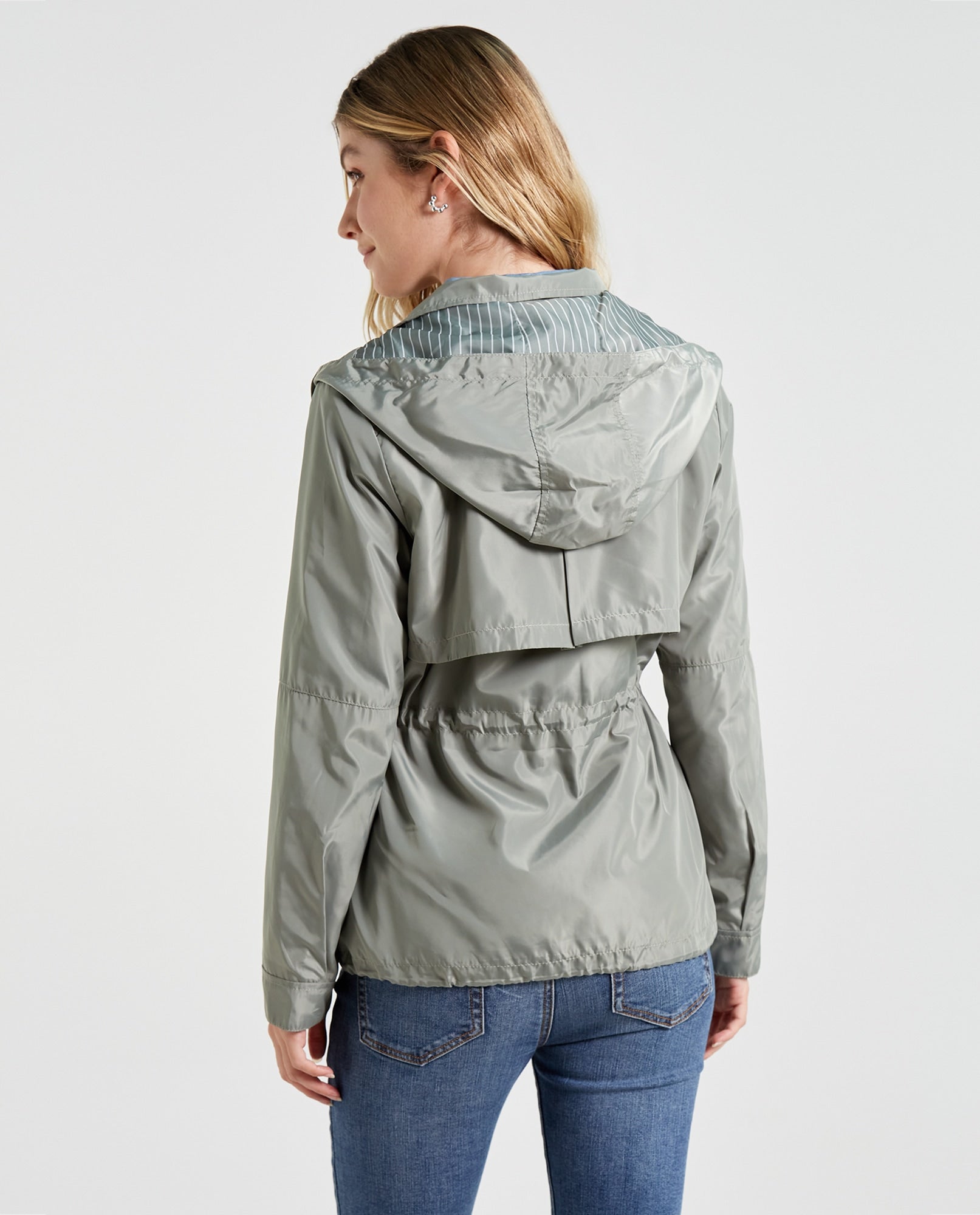 Chaqueta con capucha para mujer - Verde 34_122E201_A00962_6