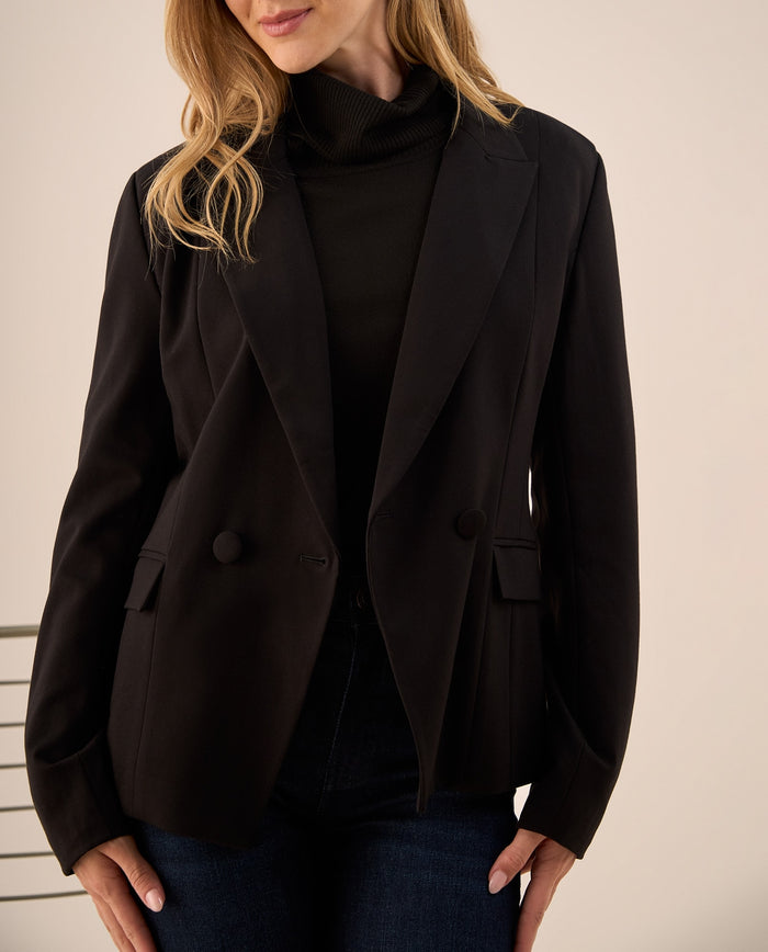 Blazer Azul Oscuro con Forro Interior - Negro 34_129G702_NEG190303_3