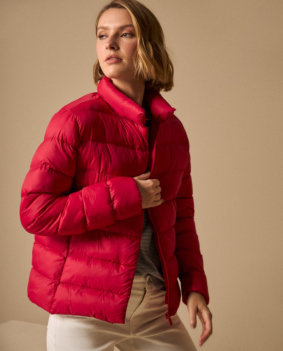Chaqueta Puffer Roja Acolchada Premium - Rojo 34_129G922_ROJ171654_3