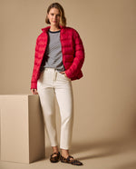 Chaqueta Puffer Roja Acolchada Premium - Rojo