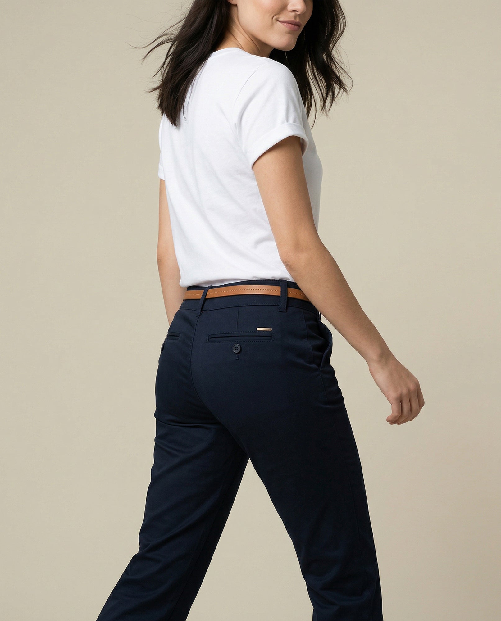 Pantalón Weekend pierna recta con ruedo doblado - Azul 34_1300000_021300_4