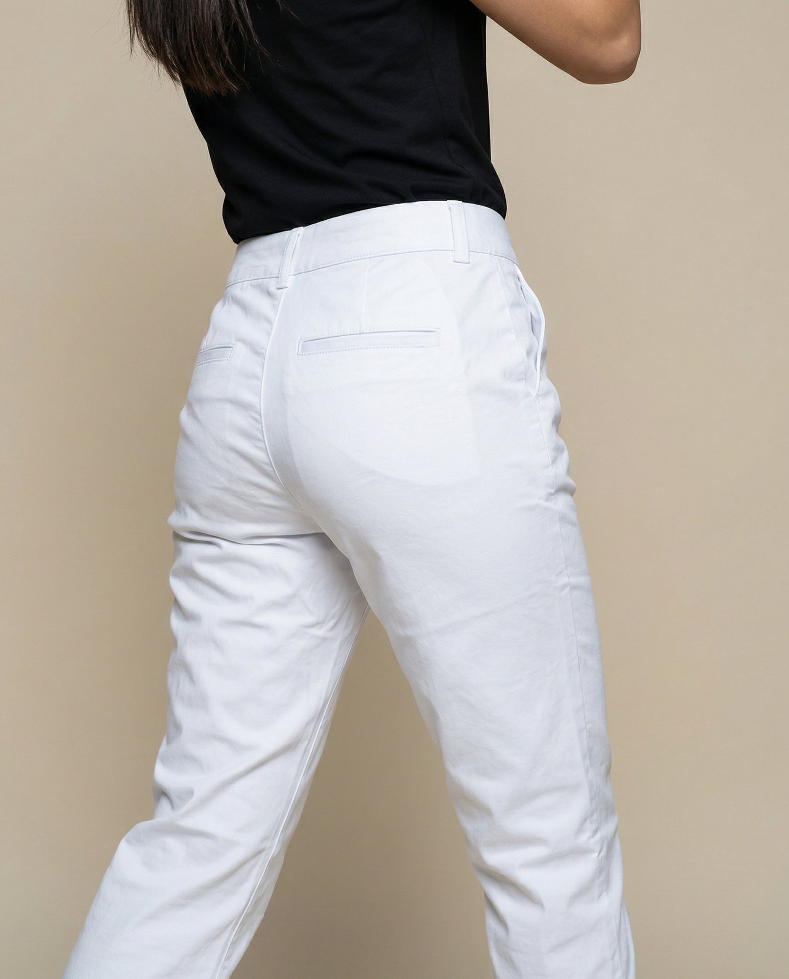 Pantalón recto Weekend corte clásico - Blanco 34_1300002_BLA114001_4