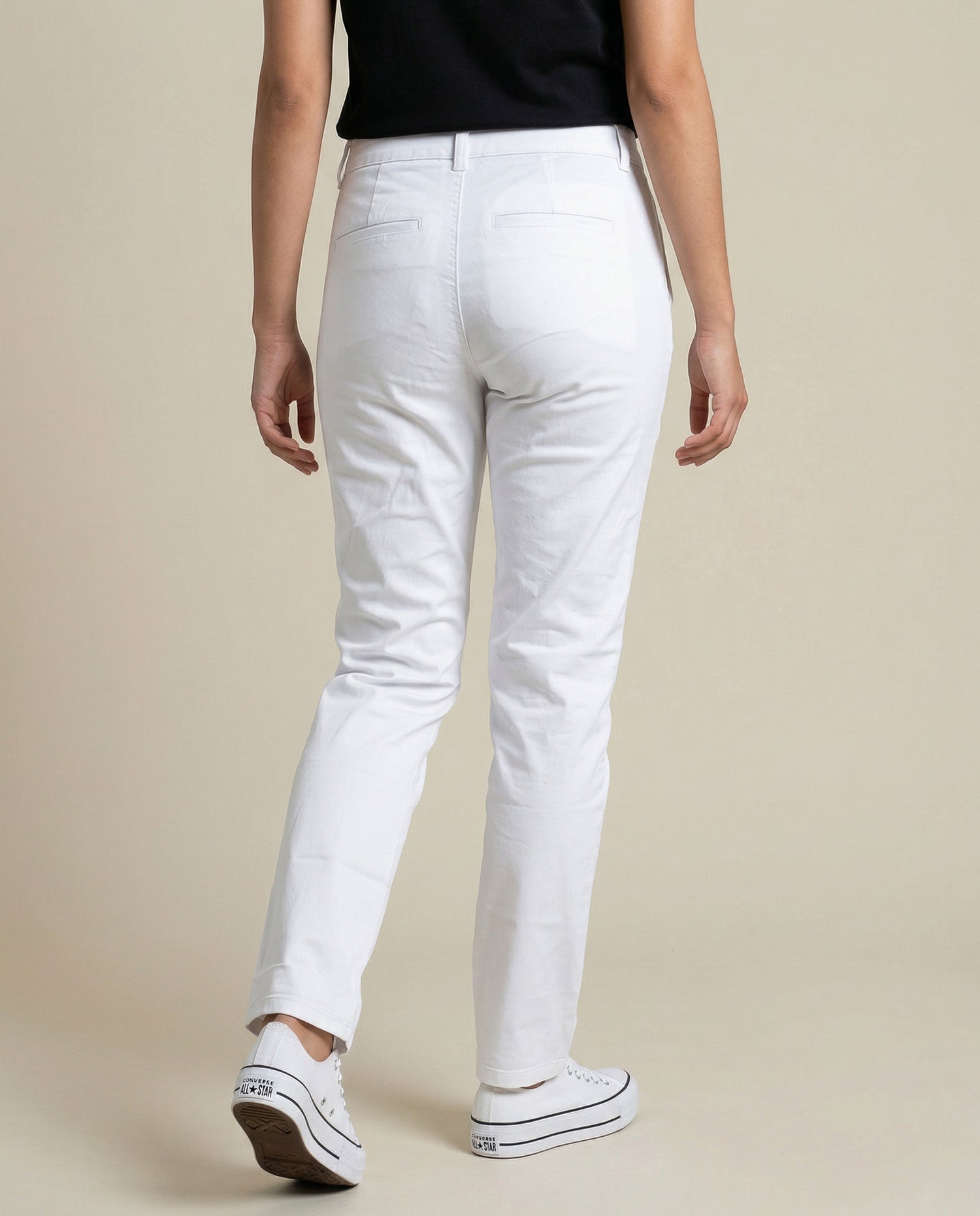 Pantalón recto Weekend corte clásico - Blanco