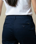 Pantalón tubo weekend corte estilizado - Azul