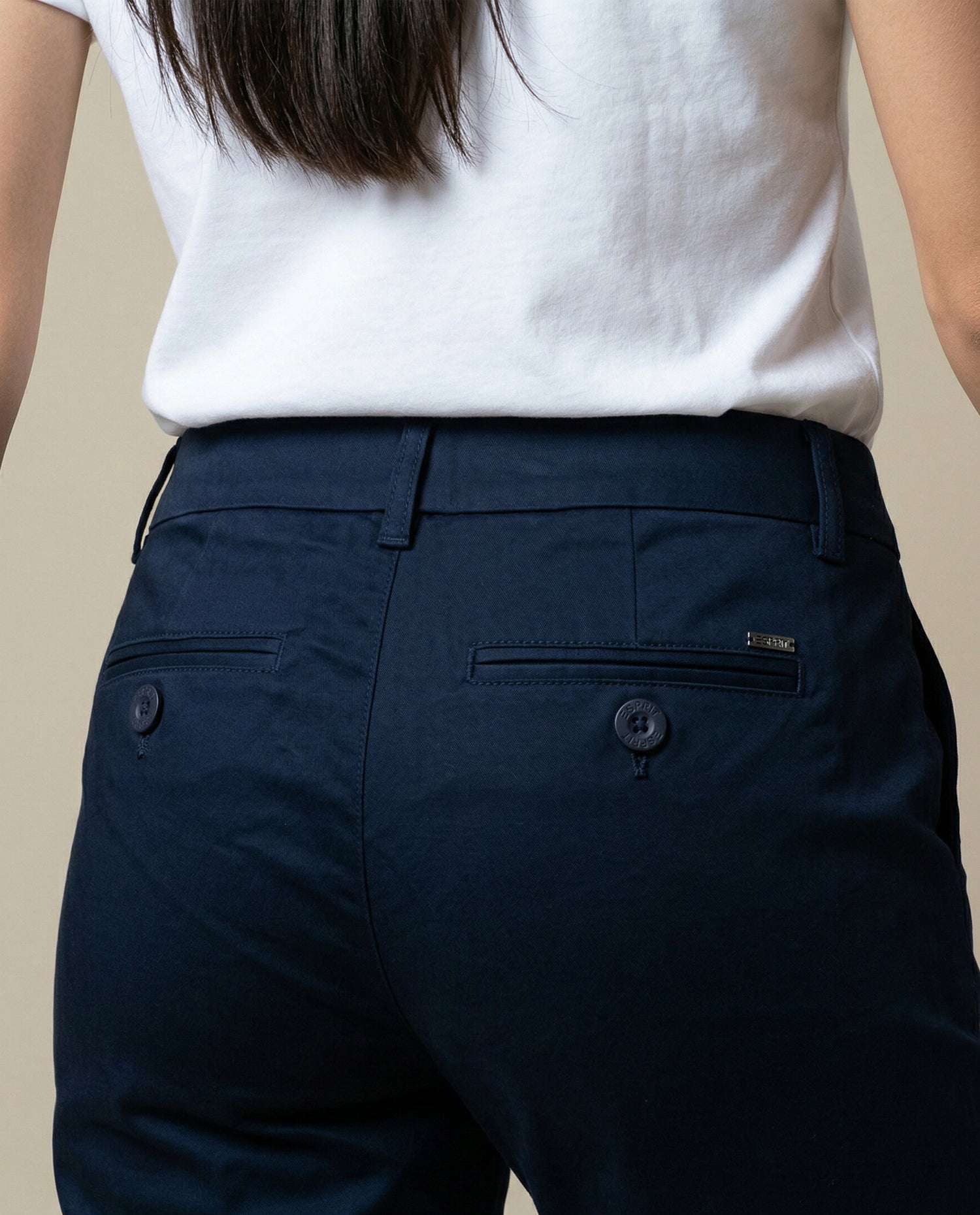 Pantalón tubo weekend corte estilizado - Azul