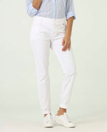 Pantalón tubo weekend corte estilizado - Blanco