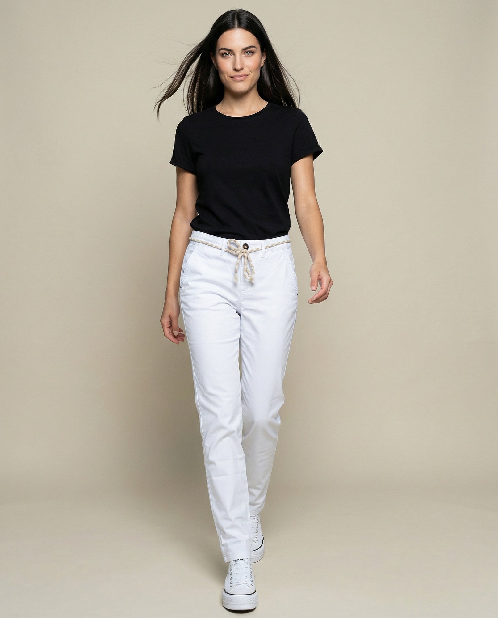 Pantalón chino Weekend fit slim - Blanco 34_1300901_BLA114001_0