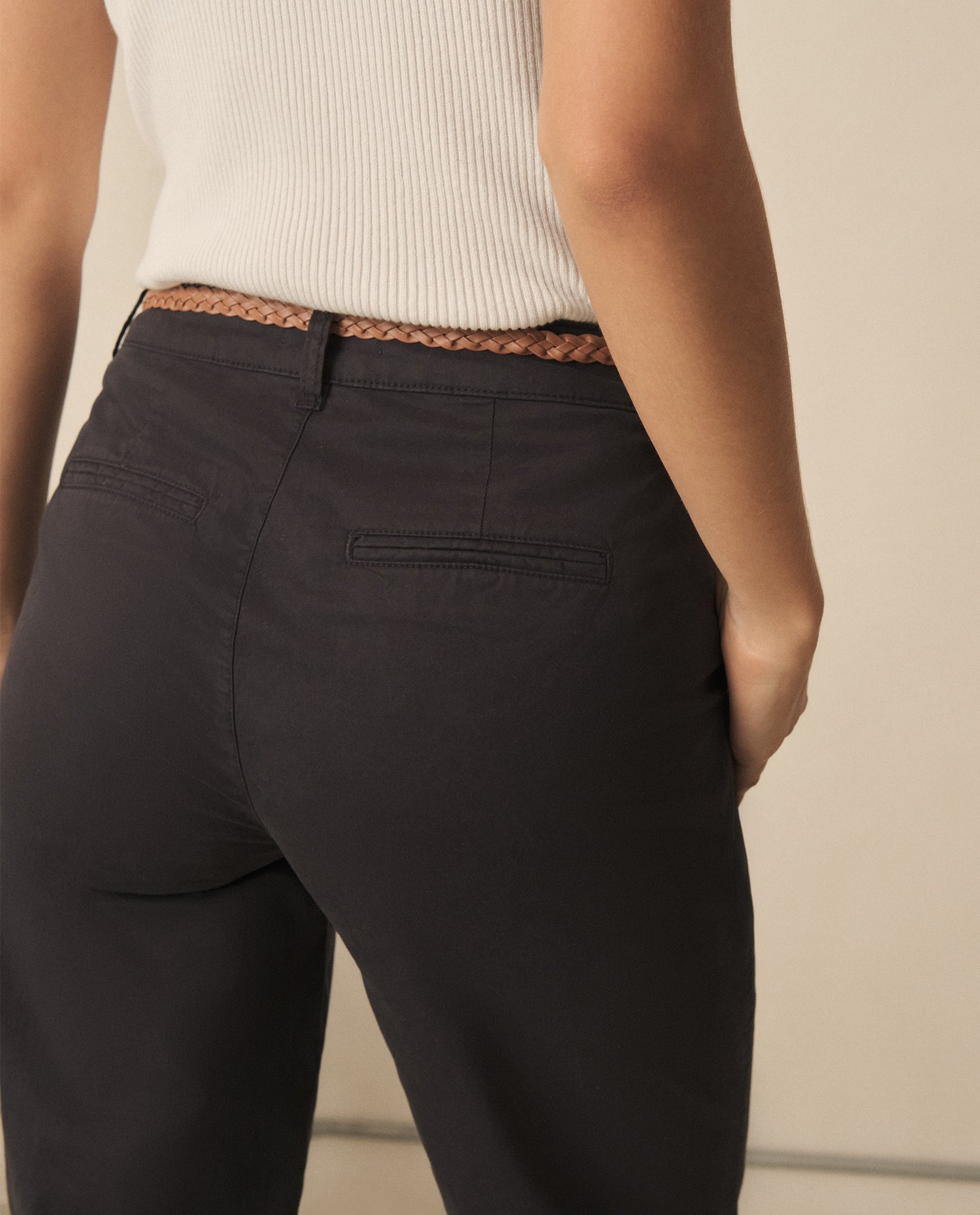 Pantalón elegante bota recta para mujer - Azul