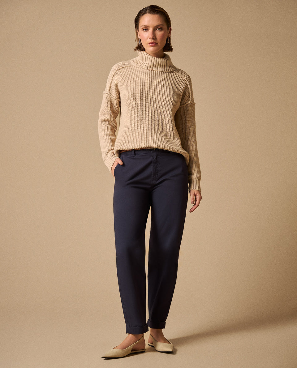 Pantalón elegante bota recta para mujer - Azul 34_130G911_AZU193933_7