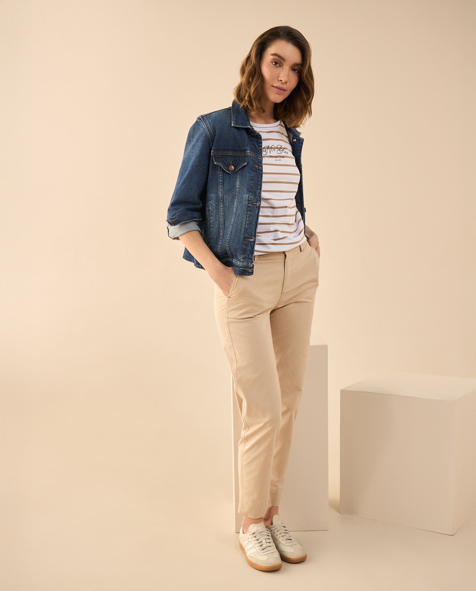 Pantalón elegante bota recta para mujer - Beige 34_130G911_BEI141014_6