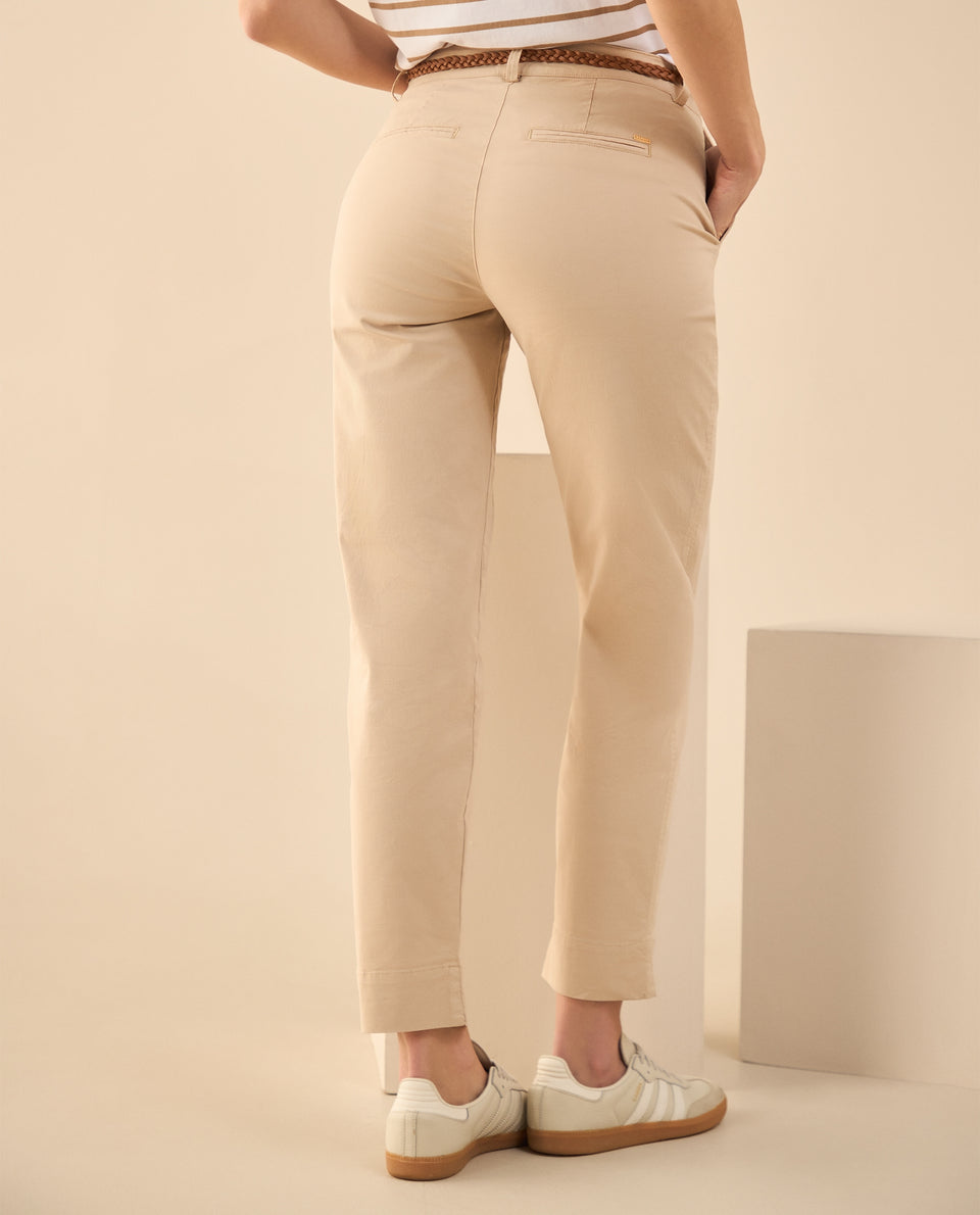 Pantalón elegante bota recta para mujer - Beige 34_130G911_BEI141014_7