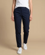 Pantalón chino tobillero silueta recta - Azul