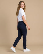 Pantalón chino tobillero silueta recta - Azul