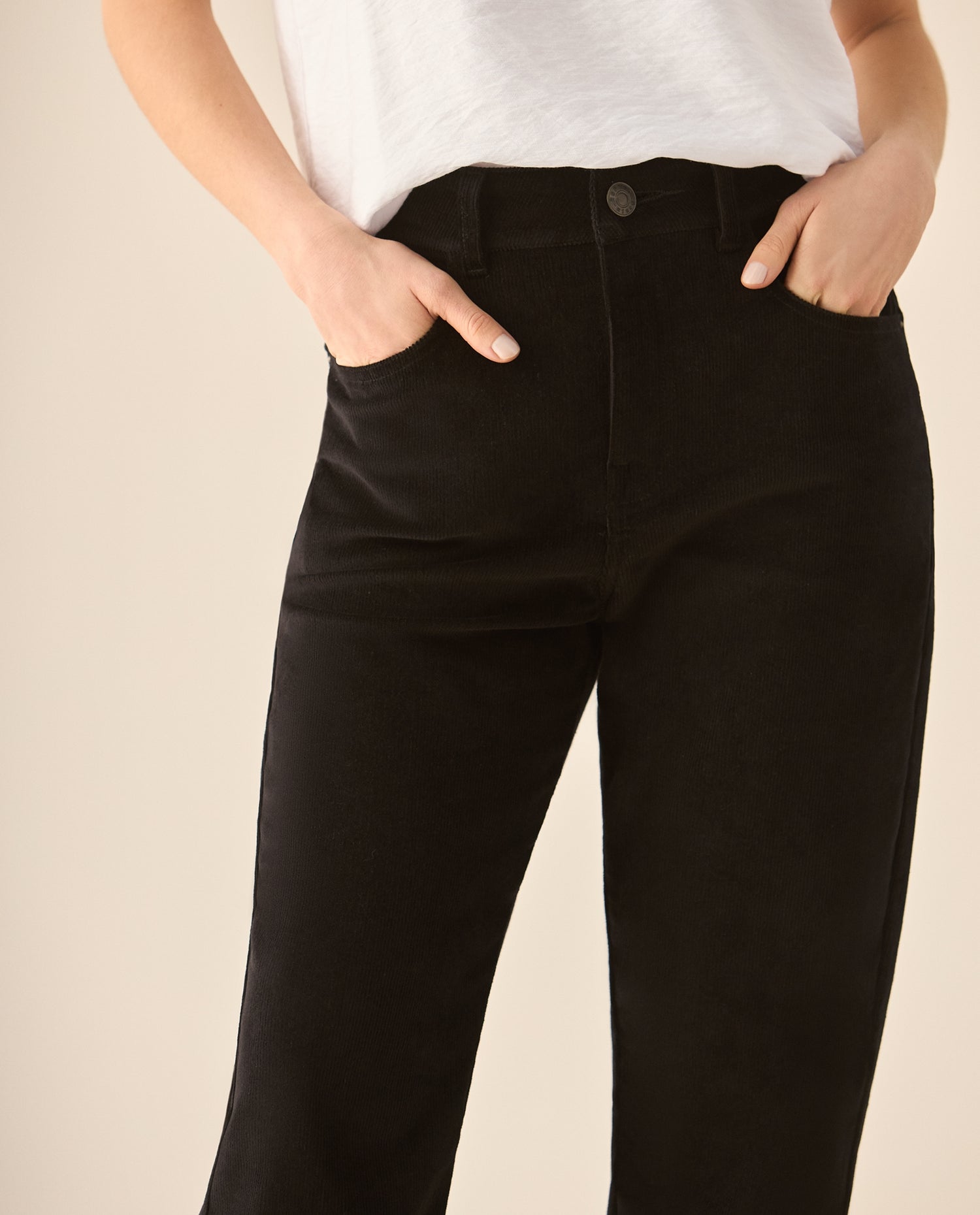 Pantalón Pana Boot Cut - Negro