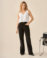 Pantalón Pana Boot Cut - Negro