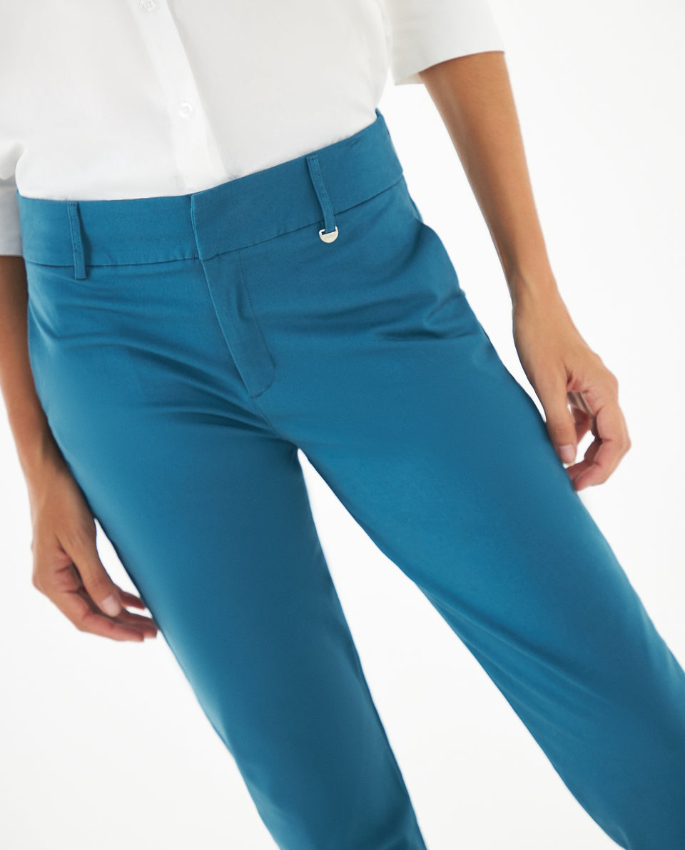 Pantalón clásico para mujer - Azul 34_131F004_AZU194241_5