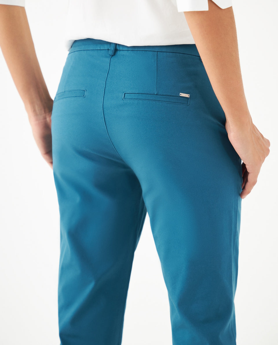 Pantalón clásico para mujer - Azul 34_131F004_AZU194241_7