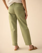Pantalón Mom fit para mujer - Verde