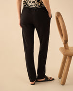 Pantalón de bota recta para mujer - Negro