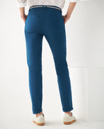 Pantalón tipo chino para mujer - Azul